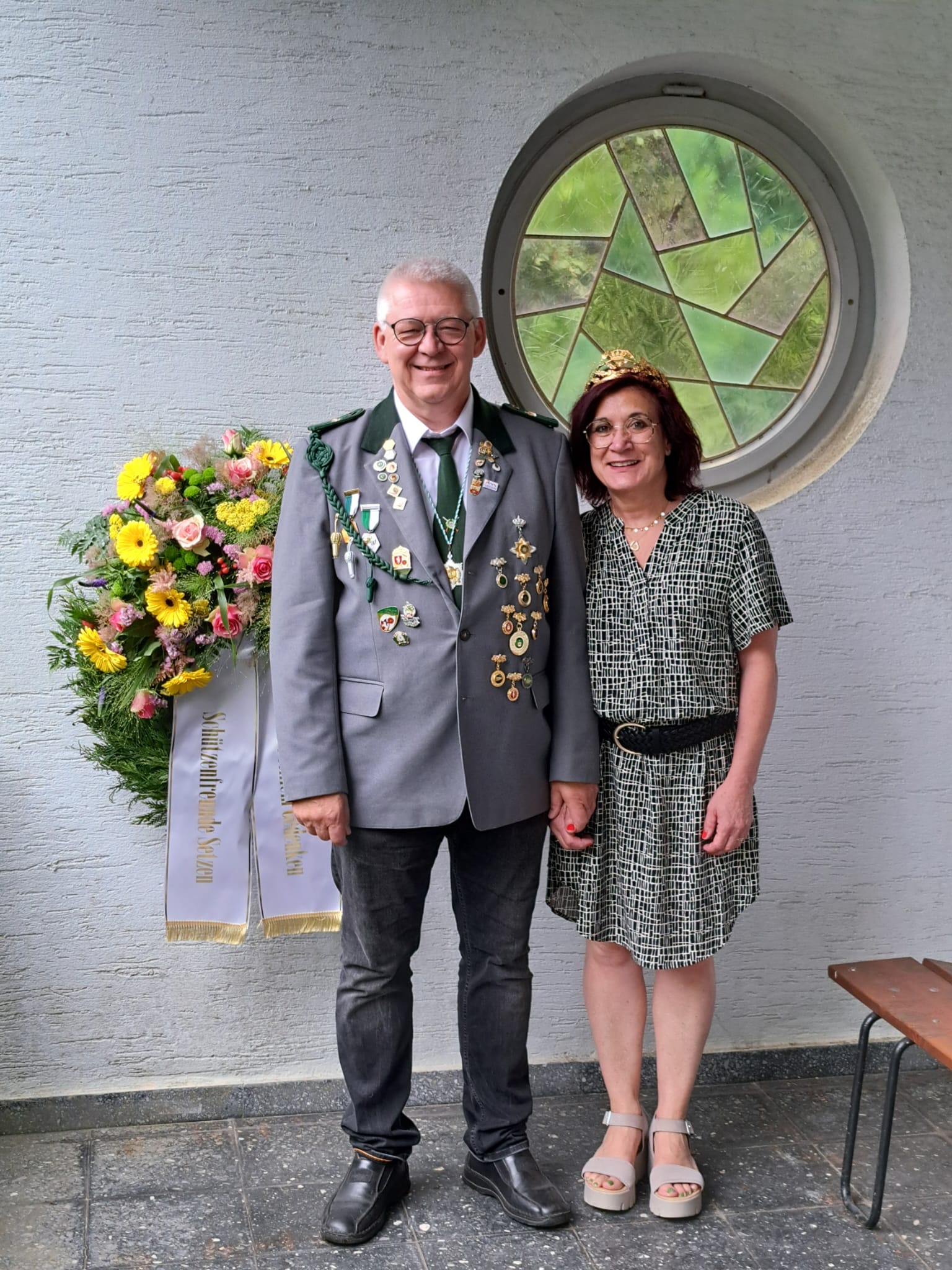 Das neue Kaiserpaar 2025 in Setzen: Jürgen und Maria Müller