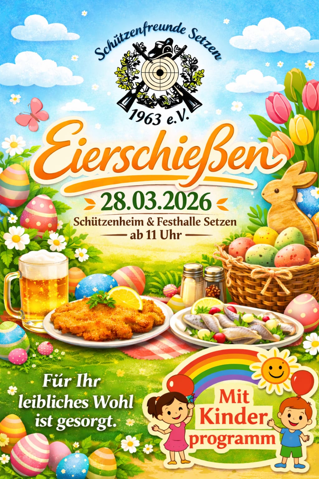 Eierschießen bei den Schützenfreunde Setzen